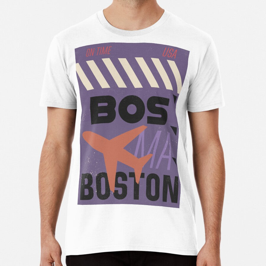 Airport code sticker 5 Premium T-Shirt