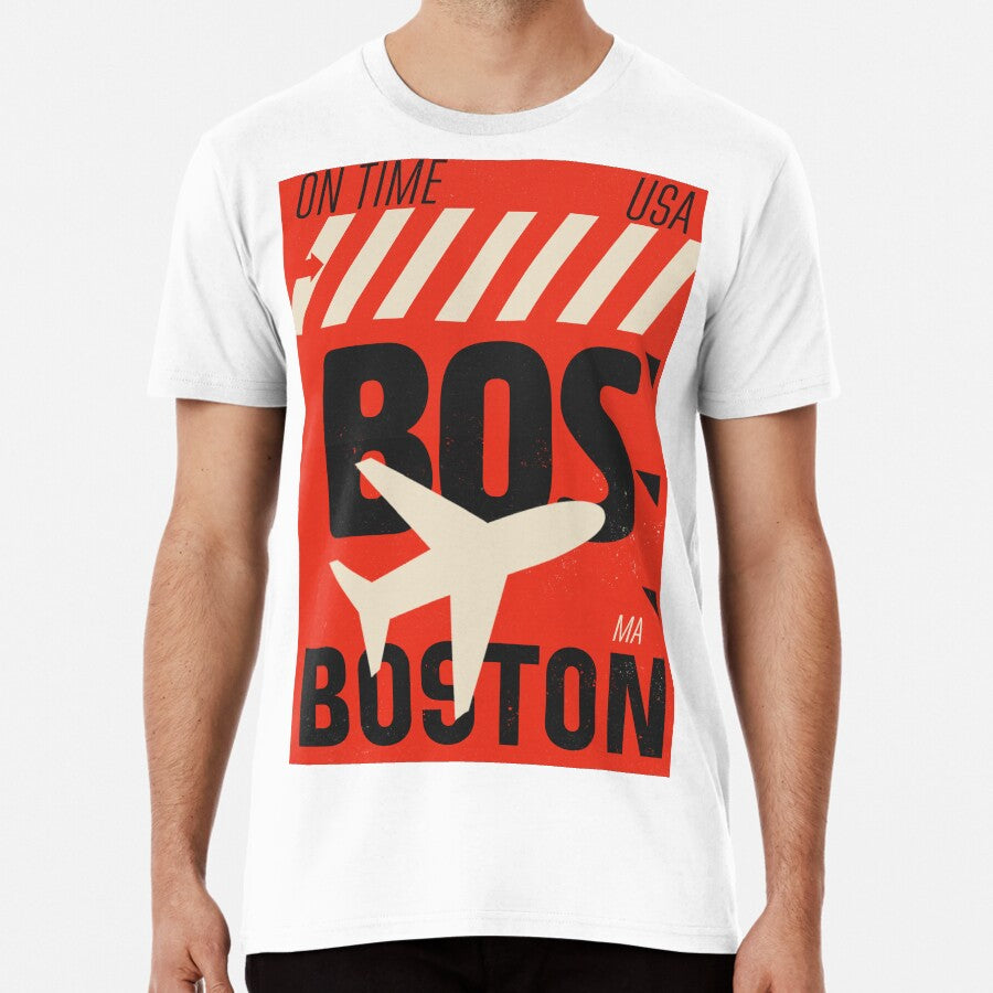 airport code sticker 3 Premium T-Shirt