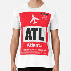 ATL Atlanta RED Premium T-Shirt