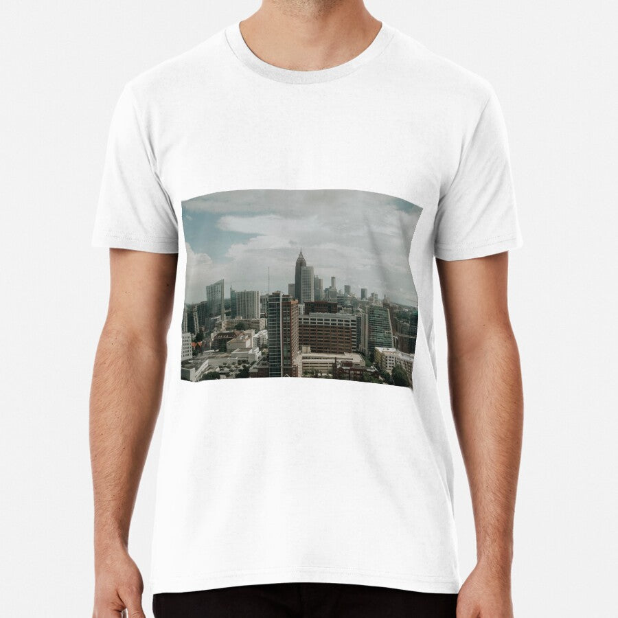 Atlanta Skyline During The Day Premium T Shirt