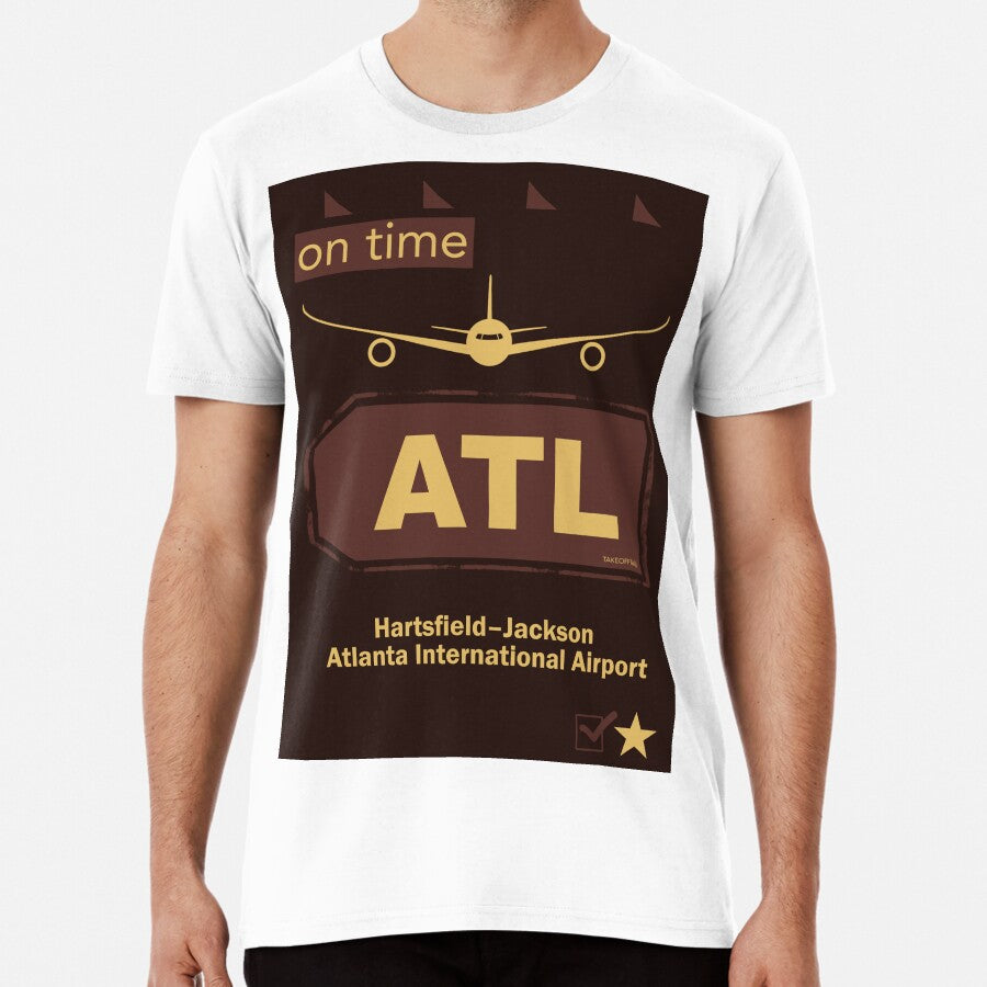 ATL airport caramel Premium T-Shirt