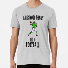 American Football Design - Football Therapy Premium T-Shirt