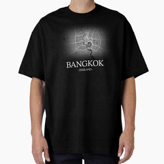 Bangkok City Map Thailand Cartography T Shirt Oversized T Shirt