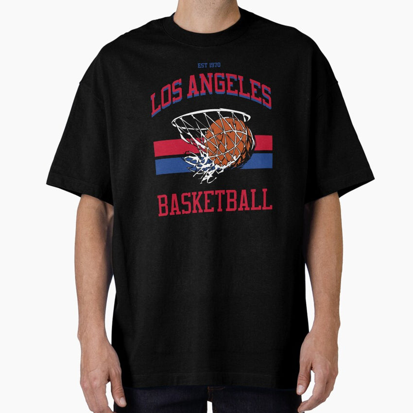 Los Angeles Basketball Varsity Style Oversized T-Shirt
