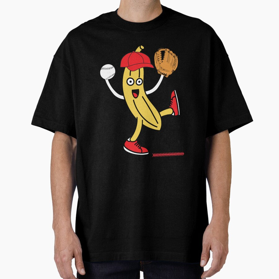 Banana Baseball Oversized T-Shirt
