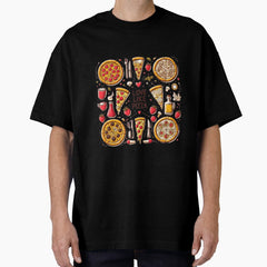 Love Like Pizza Oversized T-Shirt