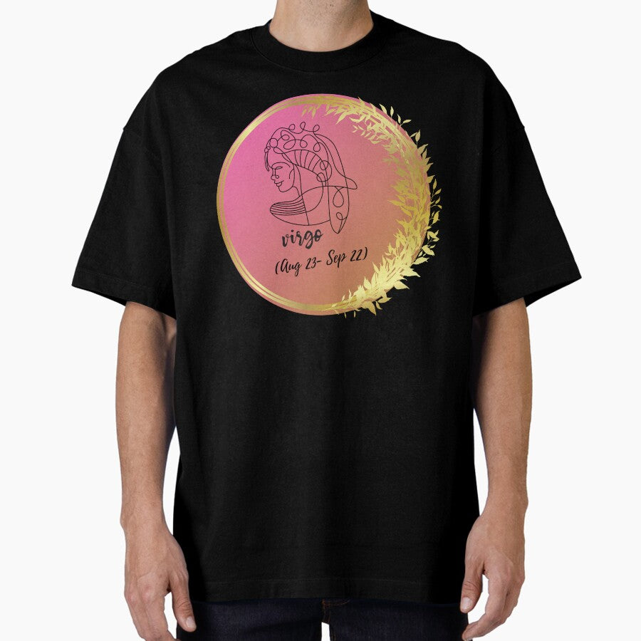 a Zodiac Sign Test Virdo Oversized T-Shirt
