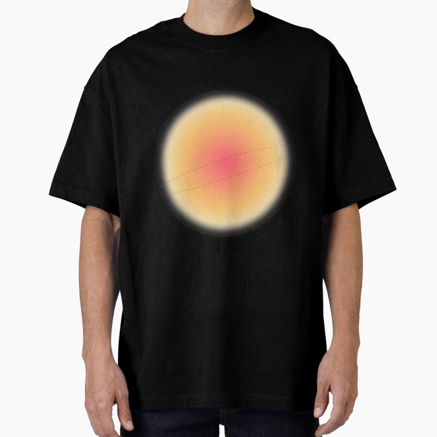 Aura Planet Aesthetic Apartment Wall Decor Cute Oversized T Shirt