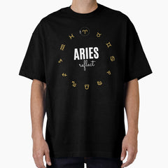 Aries Zodiac Horoscope Oversized T-Shirt