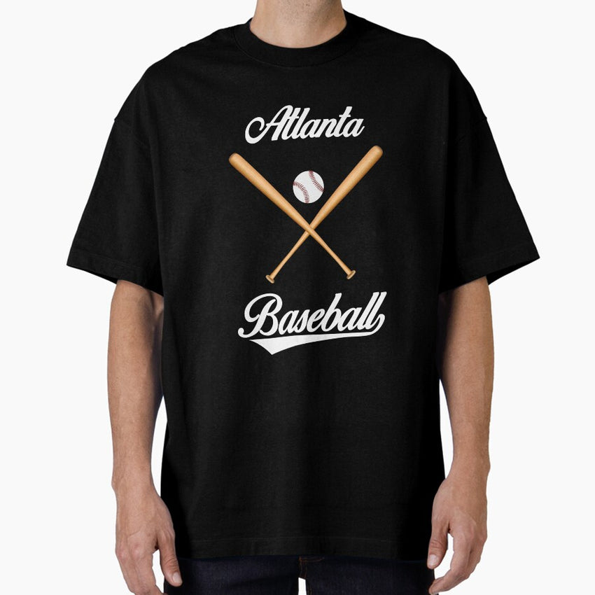 Atlanta Baseball T-Shirt for Men and Women Oversized T-Shirt