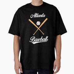 Atlanta Baseball T-Shirt for Men and Women Oversized T-Shirt