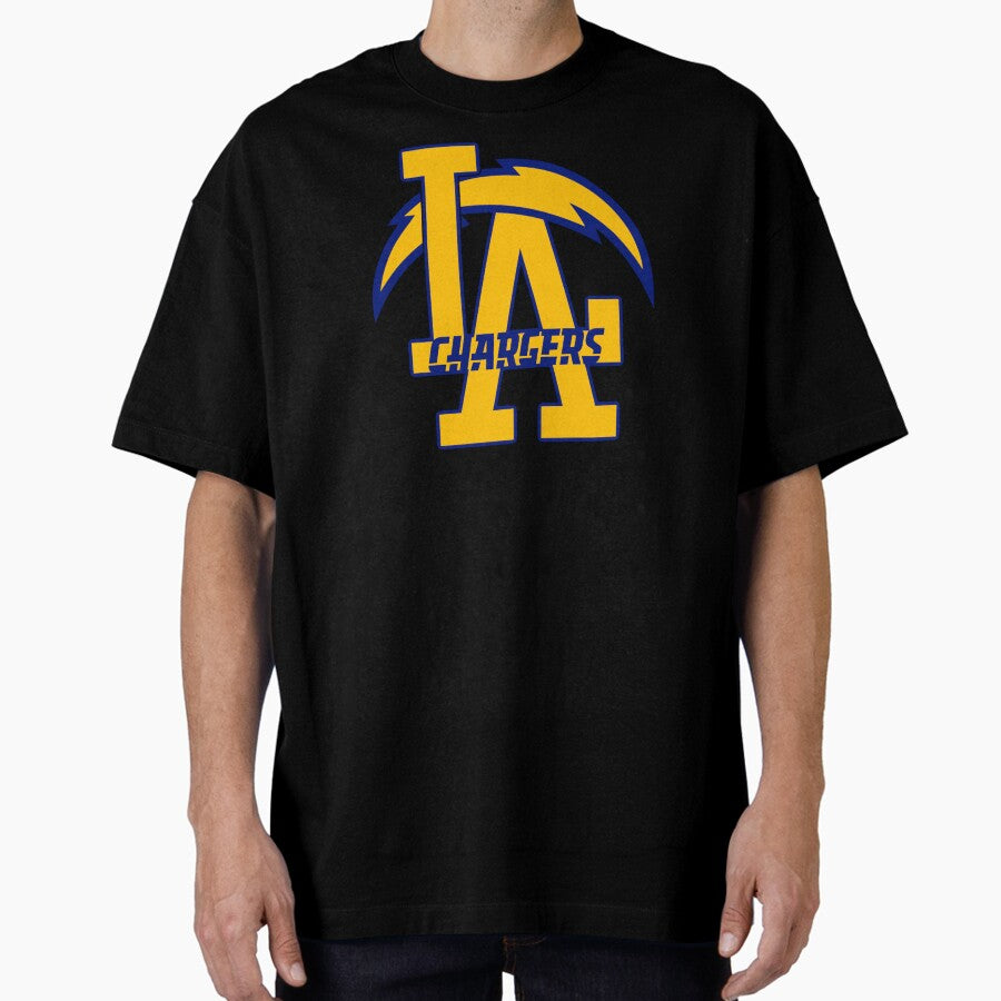 Chargers Logo Oversized T Shirt