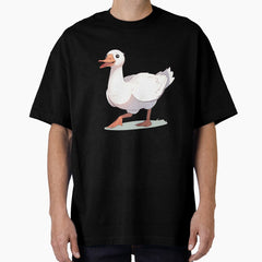 A Very Silly Goose Sticker Oversized T Shirt