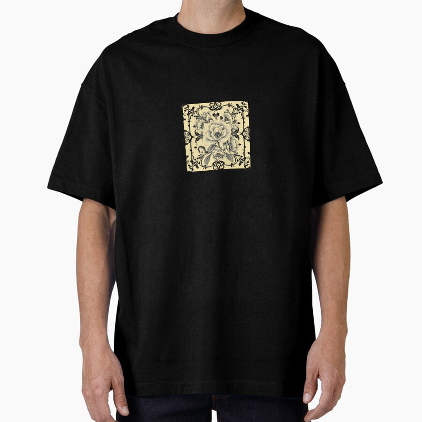 flower pattern Oversized T-Shirt