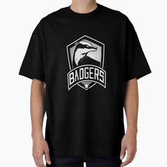 Badgers sports team BLUE Oversized T-Shirt