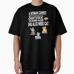 Purrfectly Yours – The Ultimate Cat Lover Tee Oversized T-Shirt