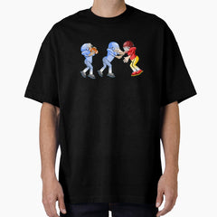American Football Cartoon Style 39/41 Oversized T-Shirt