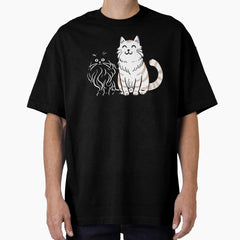 Happy Cats: Cat Mom Oversized T-Shirt