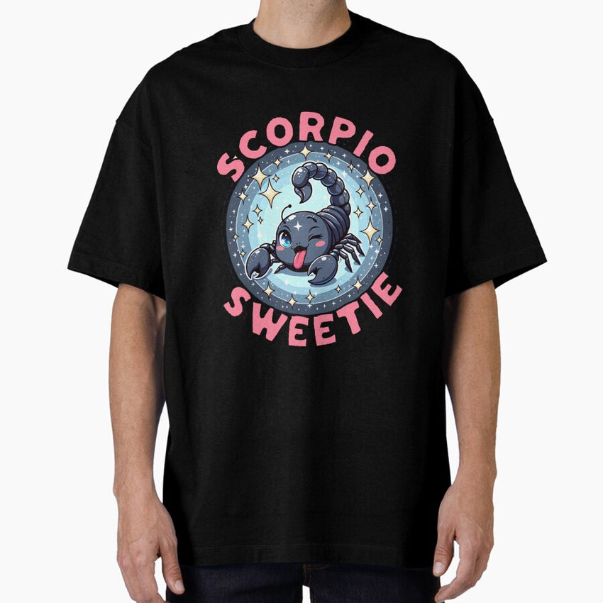 Cute Zodiac Scorpio Oversized T-Shirt