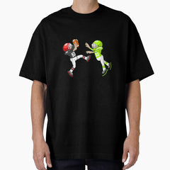 American Football Cartoon Style 7/41 Oversized T-Shirt
