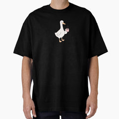 Tea Time Goose Oversized T Shirt