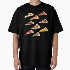 Assorted Pizza Slices Oversized T-Shirt
