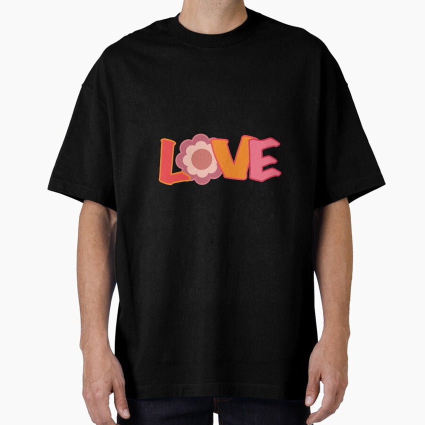 Retro Love Oversized T-Shirt