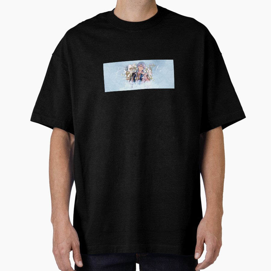 Genshin Impact Kamisato Ayato Hydro Inazuma Blue Oversized T Shirt