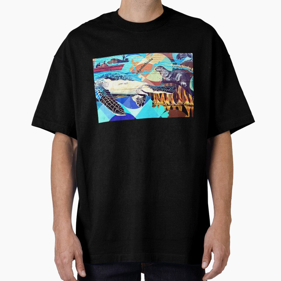 Atlanta, Ga (Decatur) Street Art Oversized T-Shirt