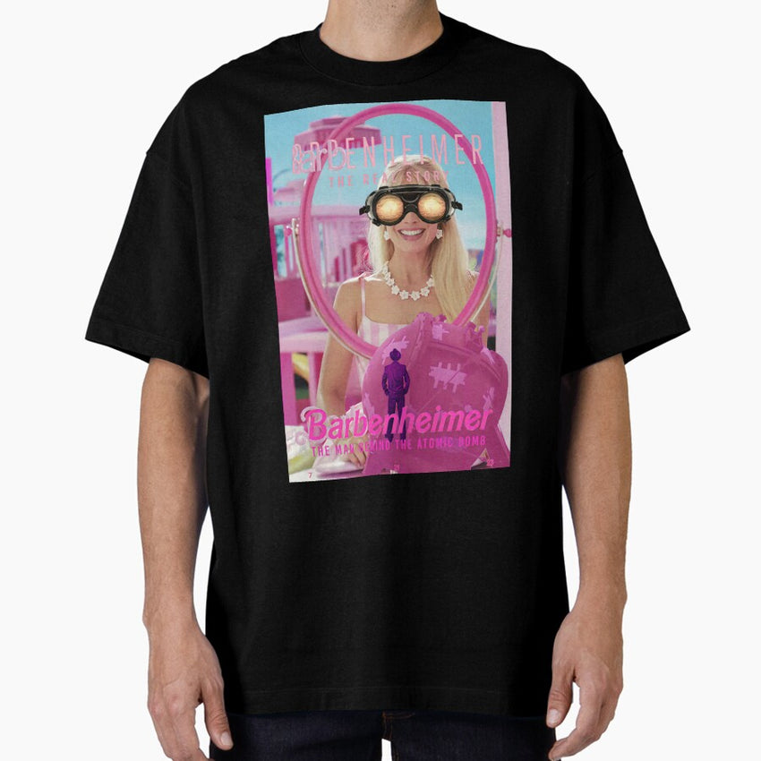 Barbenheimer Magic Mirror On The Wall Who Is The Deadliest One Of All Until Someone Else Builds A Pinker Nuke Oversized T Shirt