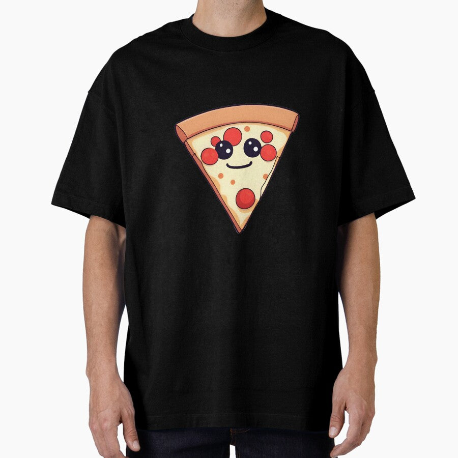 Yummy Pizza Slice Oversized T-Shirt