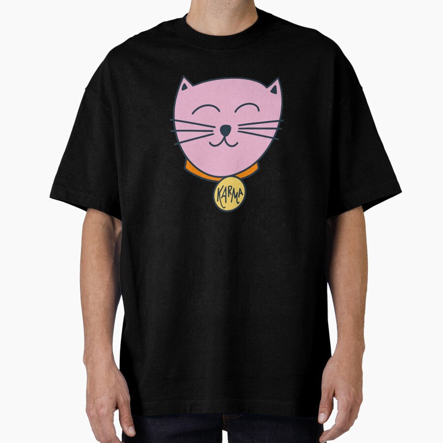 Taylor Swift Inspired Karma Is A Cat Oversized T Shirt
