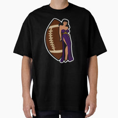 Baltimore Football Babe Oversized T-Shirt