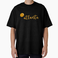Atlanta Georgia Pinpoint Oversized T Shirt
