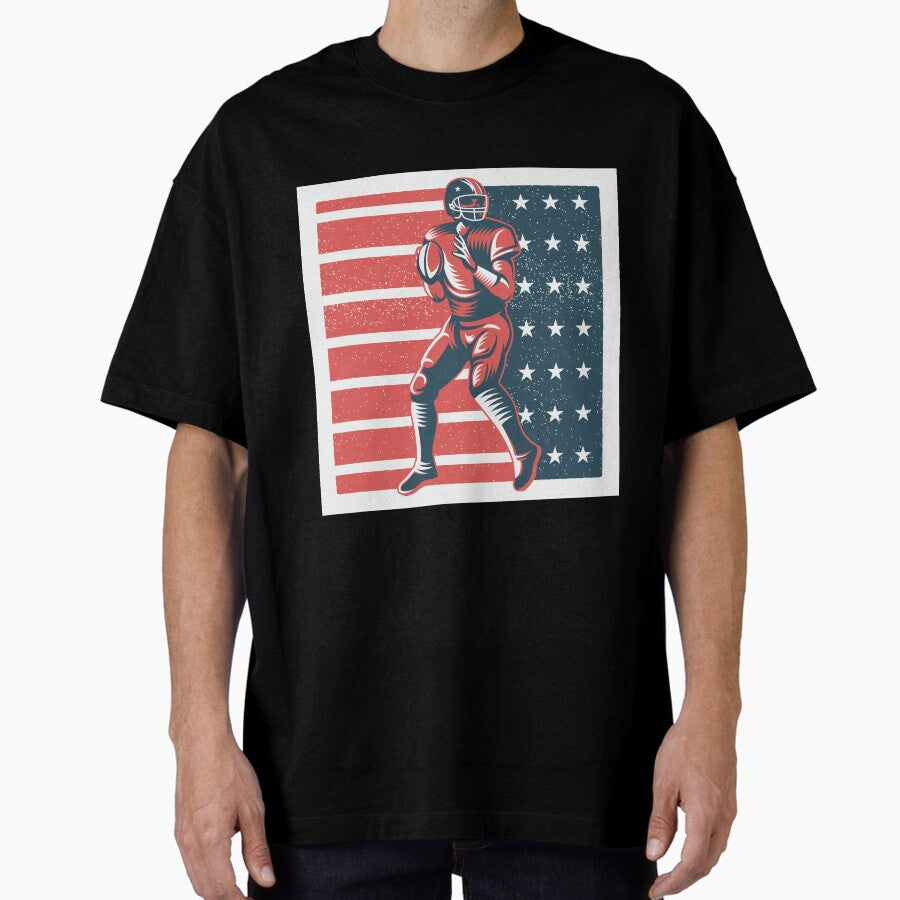 All American Football 1 Oversized T Shirt