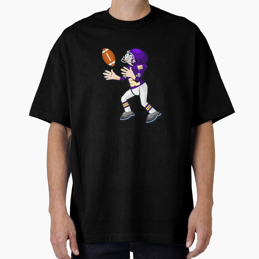 American Football Cartoon Style 29/41 Oversized T-Shirt