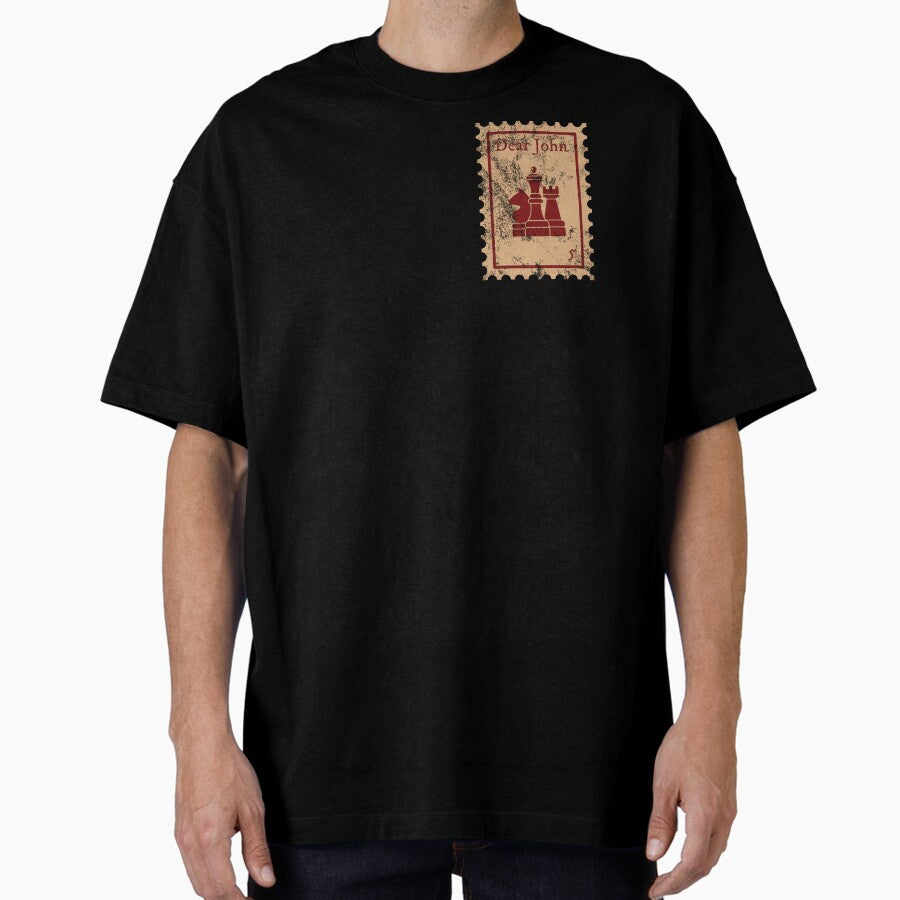 Dear John Taylor Swift Stamp Oversized T Shirt