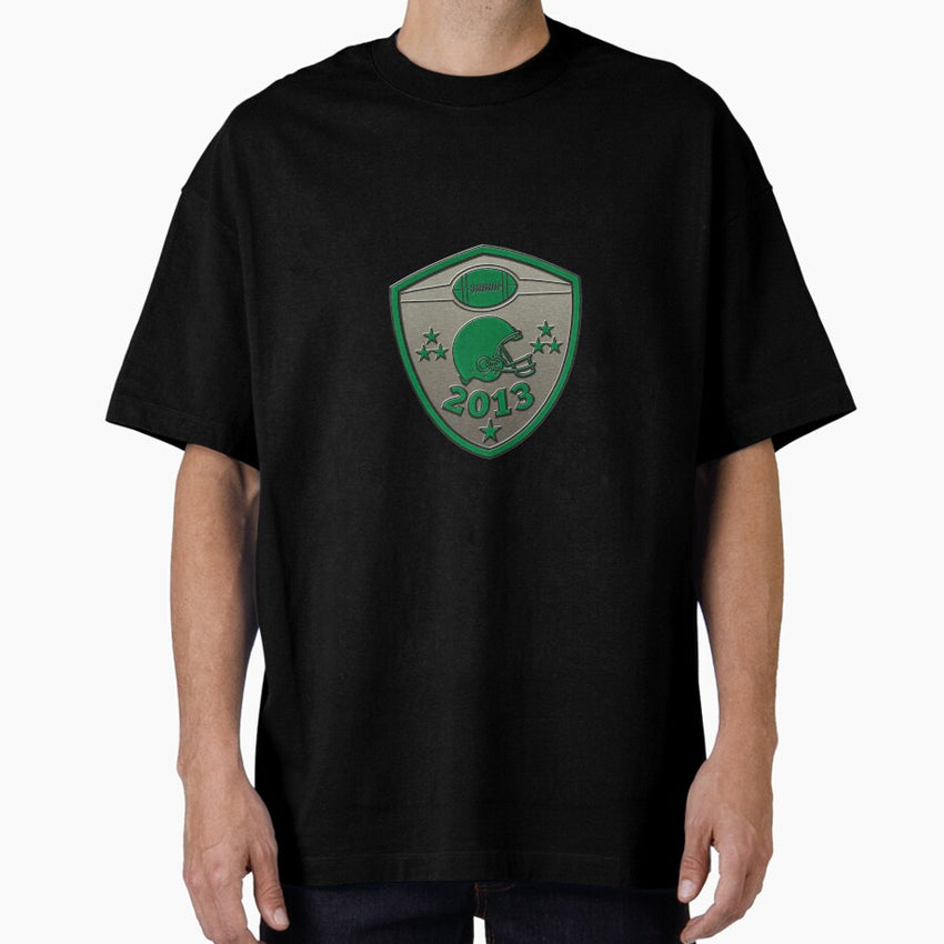 american football champions 2013 shield Oversized T-Shirt