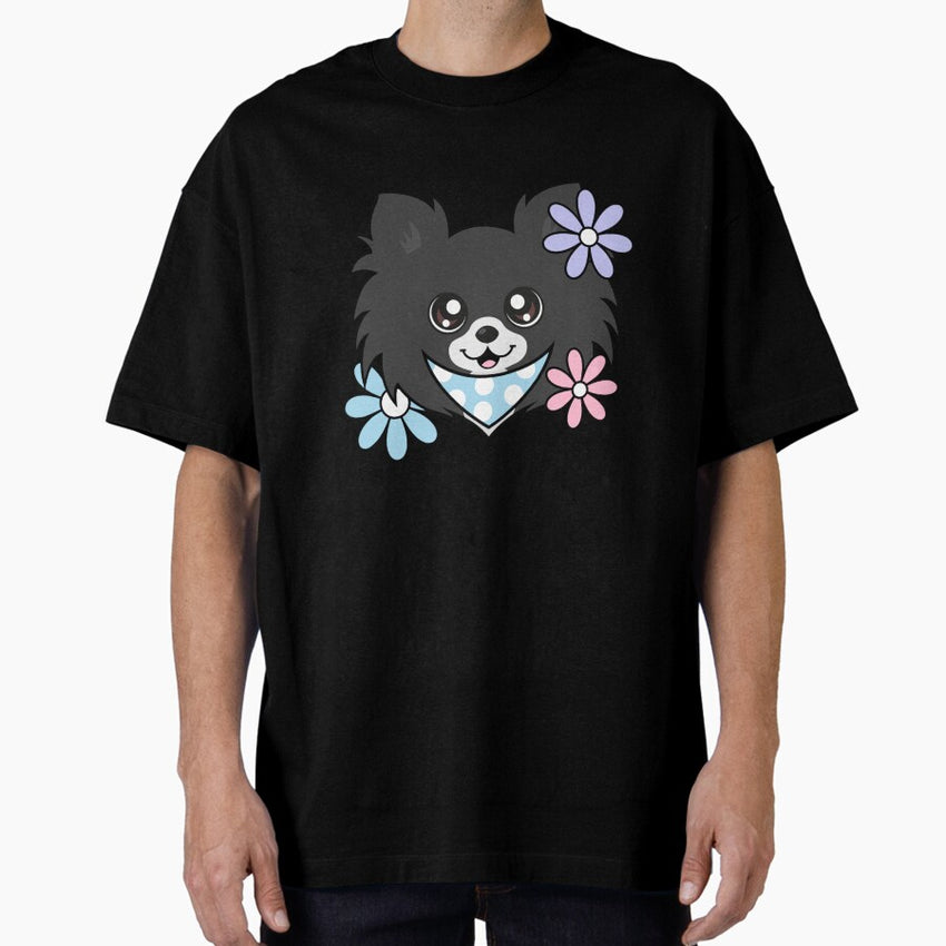 Chihuahua Boy Summer Fun Oversized T-Shirt