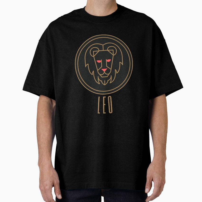 A Zodiac Sign Test Leo Gift Design Oversized T Shirt