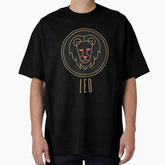 A Zodiac Sign Test Leo Gift Design Oversized T Shirt