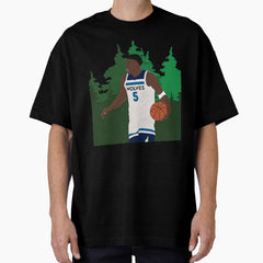 Anthony Edwards With The Ball In His Hands Oversized T Shirt