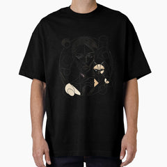 Geometric Childless Cat Lady Oversized T-Shirt