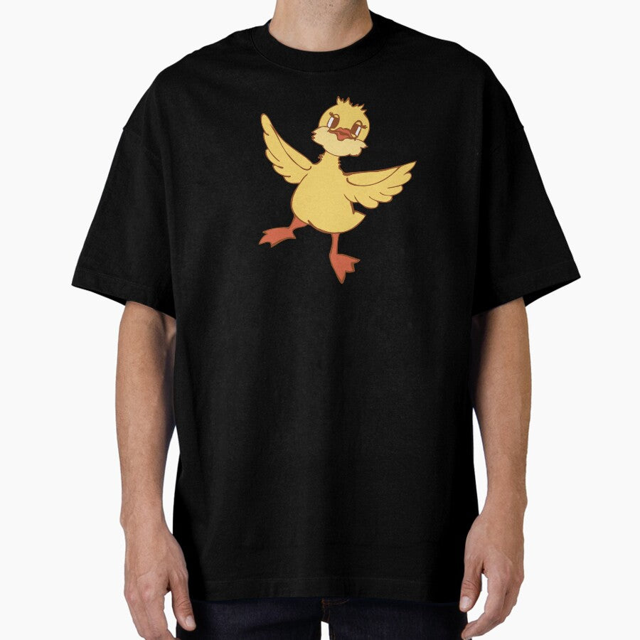 Jolly Dancing Duckling Oversized T Shirt