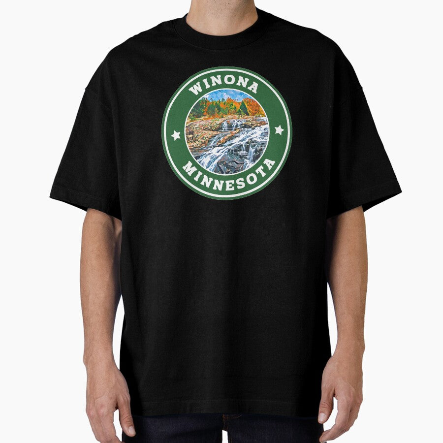 Winona, Minnesota Decal Oversized T-Shirt
