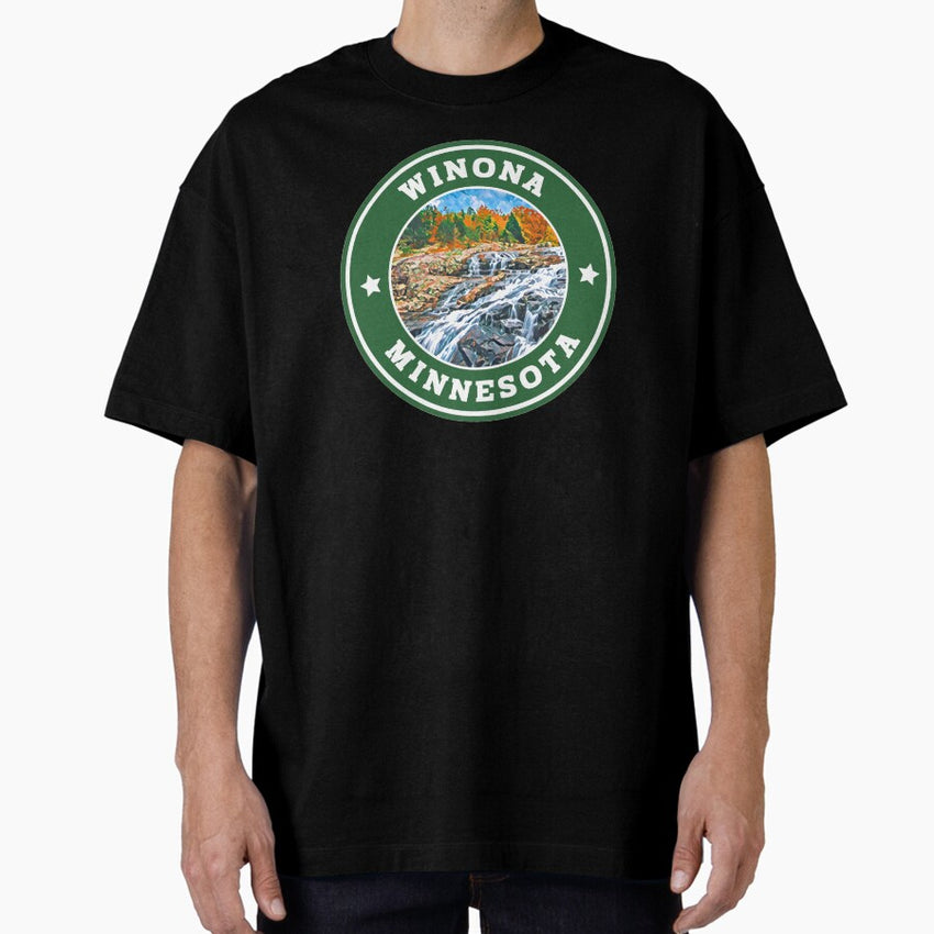 Winona, Minnesota Decal Oversized T-Shirt