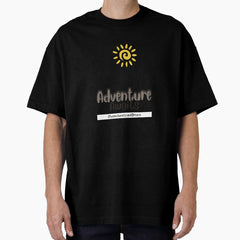 Adventure Awaits Chasing Sunsets And Dreams Travel Explore The World Oversized T Shirt