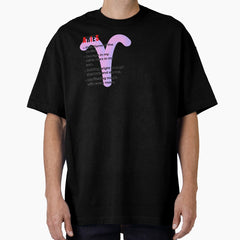 Aries Written In The Stars Zodiac Sign Oversized T Shirt