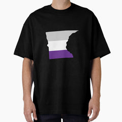 Minnesota Asexual Pride Oversized T-Shirt