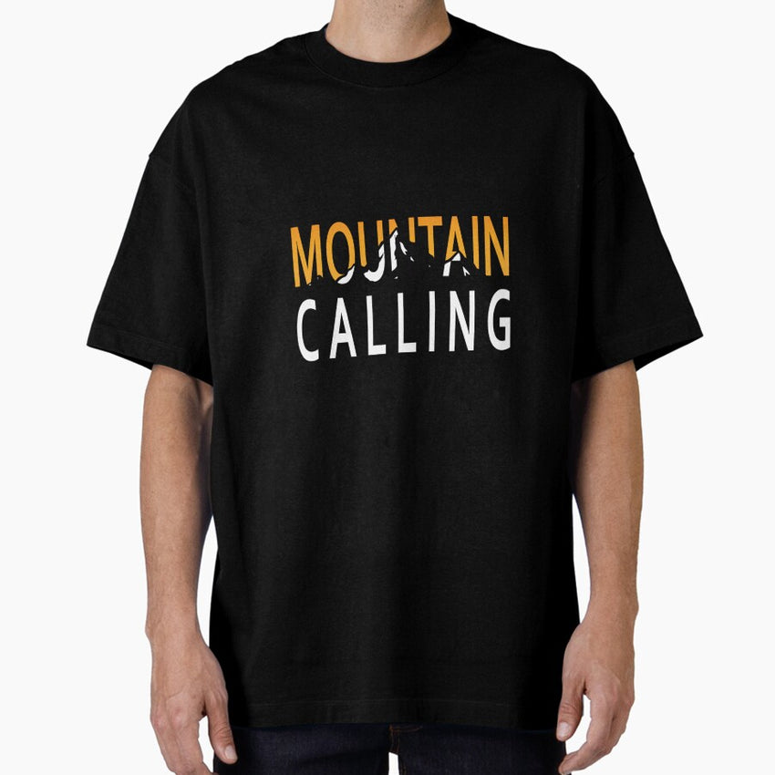 Adventure Awaits Mountain Calling Oversized T Shirt